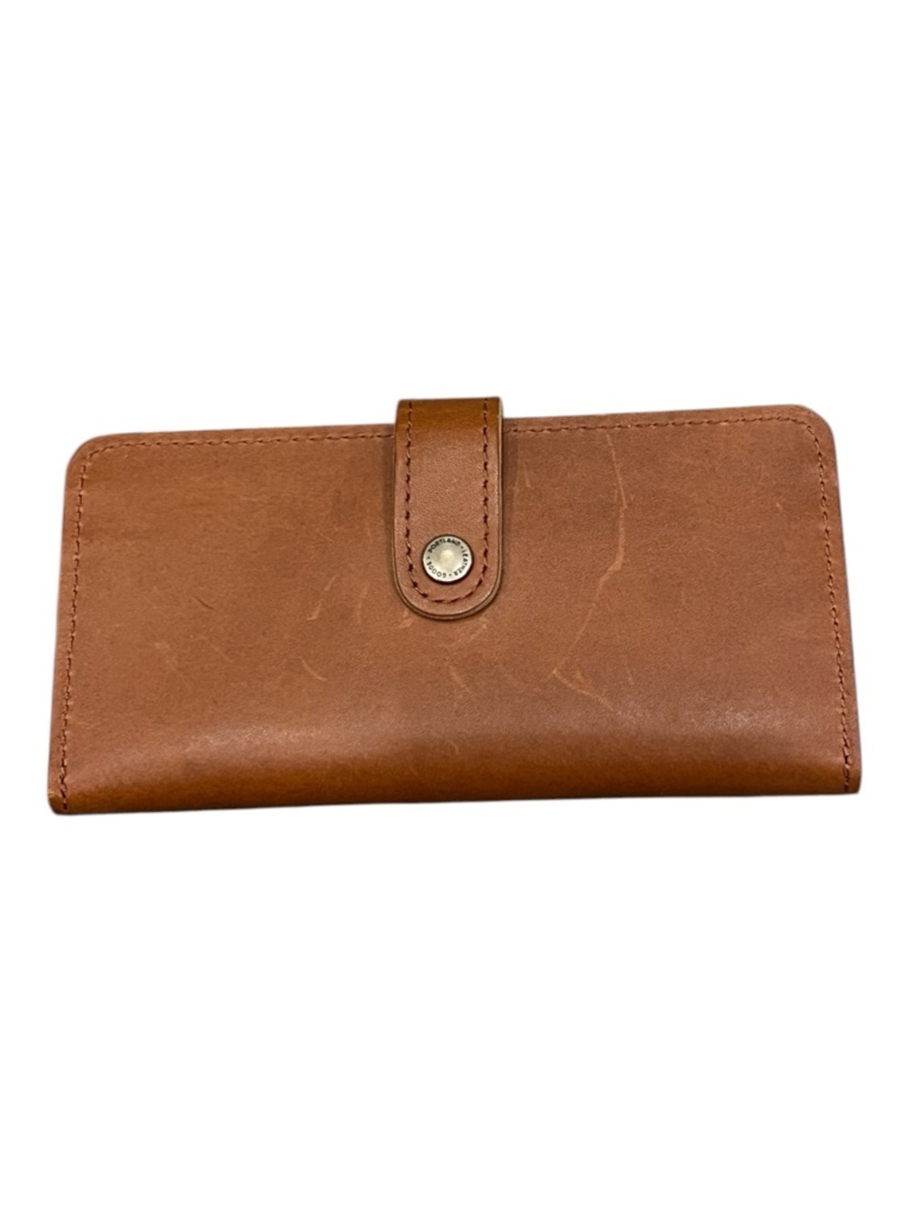 Portland Leather ALMOST PERFECT' WOMEN'S BIFOLD Large WALLET Honey